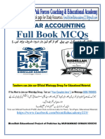 1st Year Accounts Solved MCQs by Bismillah Academy