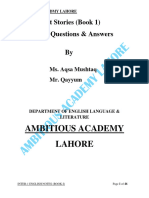 Ambitious Inter 1 English Book 1 (Taleem Asaan)