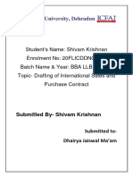 SALES CONTRACT shivam