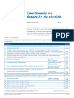 Candida Screening Questionnaire - Spanish