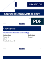 Research Methodology. Lecture 6