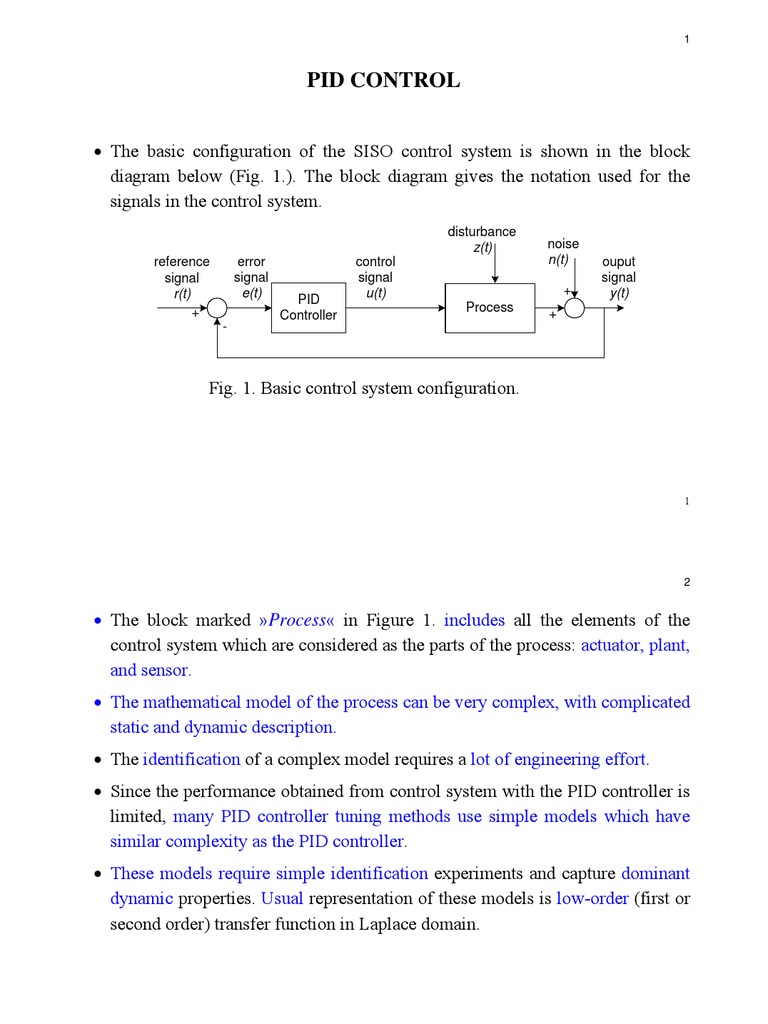Lecture7 PID Controllers | PDF