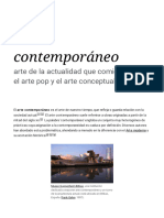 Arte Contemporáneo - Wikipedia, La Enciclopedia Libre