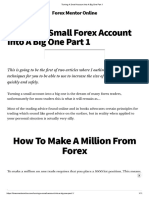 11. Turning A Small Account Into A Big One Part 1