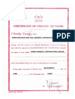 ERIMA CERTIFICATE OF REGISTRATION