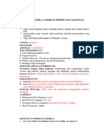 Format Observasi Lapangan V