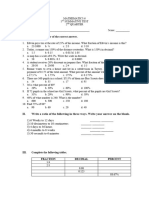 Q2 Summative Test 1 Math