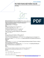 Bài 5. Đường tròn trong mặt phẳng tọa độ - câu hỏi p1