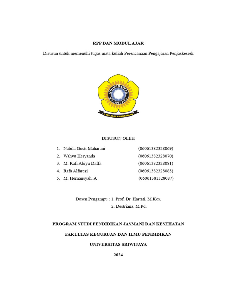 RPP dan Modul Ajar dalam Pendidikan | PDF