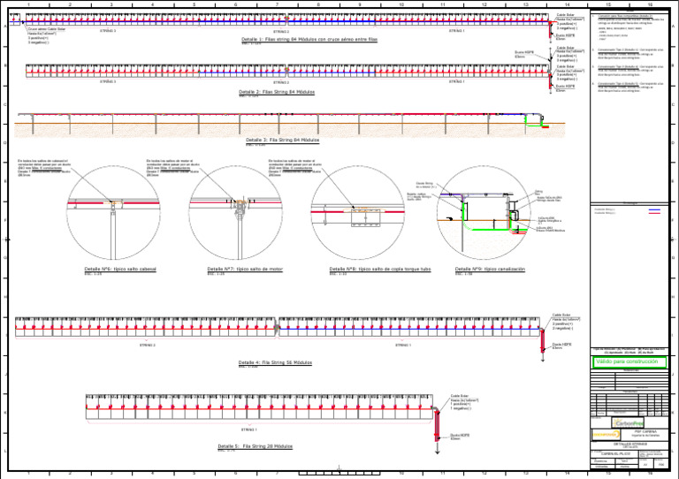 Detalles de Conexión de Cables Strings | PDF | Geodesia | Cartografía