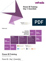 Power BI Training Course - Day 1 - Presentation Handout