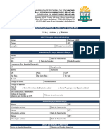 Formulário Pensão Alimentícia - Voluntária