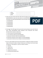 PDF Paket To UTBK Soshum - Ekonomi