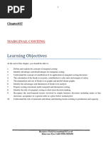 Ch#15 MARGINAL COSTING