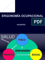 Ergonomía y salud ocupacional: prevención de riesgos laborales