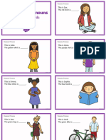 T S 758 Possessive Pronouns His and Hers Fill in The Sentence Cards Ver 2