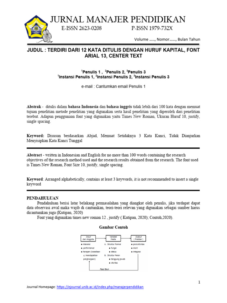 Panduan Penulisan Jurnal Pendidikan | PDF