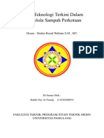 Tugas Teknologi Terkini Dalam Mengelola Sampah Perkotaan HABIB NUR AL FIANDY 211010300076