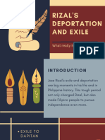 Rizal's Deportation and Exile