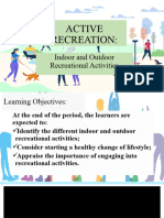 Active Recreation