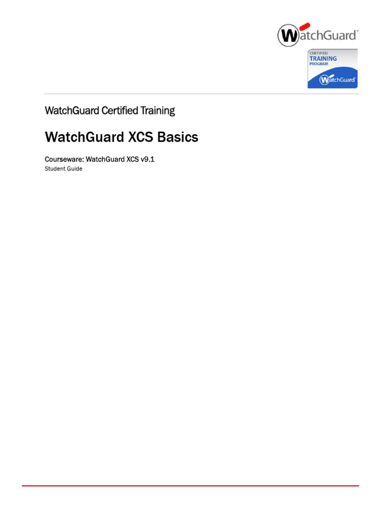 XCS v91 Studentguide | PDF | Email Spam | Domain Name System