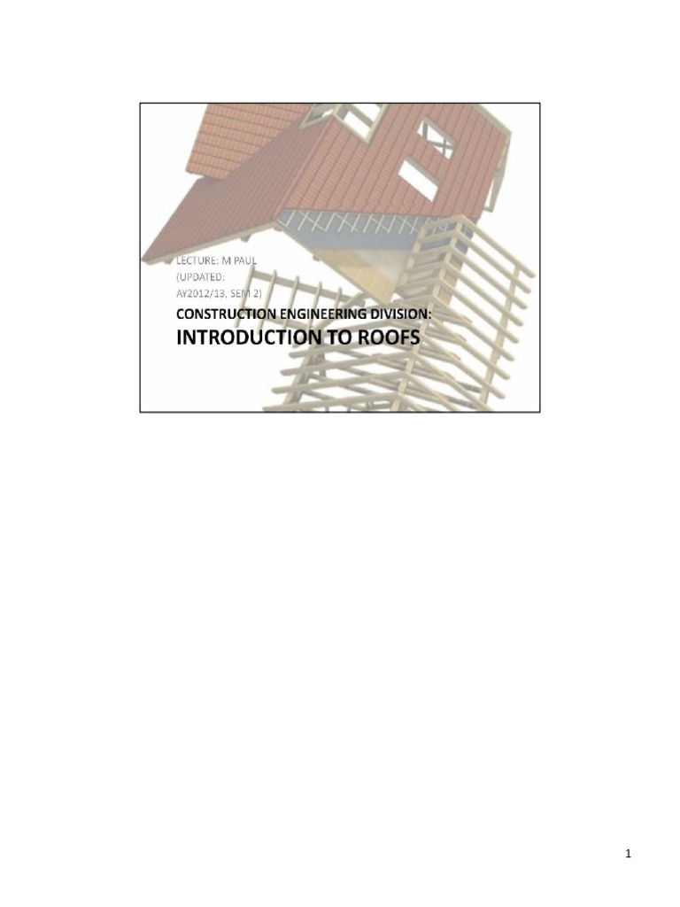 1roof Presentation General Updated2012 3 NOTES VERSION | PDF | Roof ...