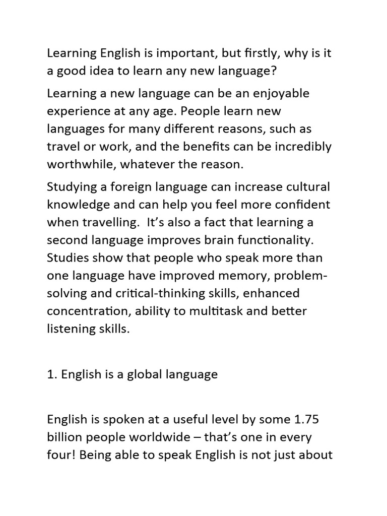 Learning English | Download Free PDF | English Language | Foreign Language