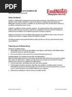 Download Getting Started with EndNote X2 by UTHSC Libraries SN73020548 doc pdf