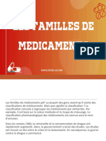 Famille des médicaments