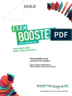 B2 First and B2 First For Schools Exam Booster Photocopiable Exam Resources For Teachers