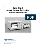 Isco UA-6 Absorbance Detector Installation and Operation Guide
