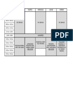 Horario Trayecto Iii Tramo I