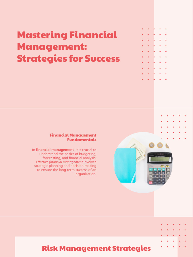 Financial Management for Organizations | PDF