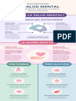 Infografía Salud Mental Ilustrado Multicolor