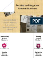 Positive and Negative Rational Numbers: Journal Foldable Rules For Addition, Subtraction, Multiplication and Division