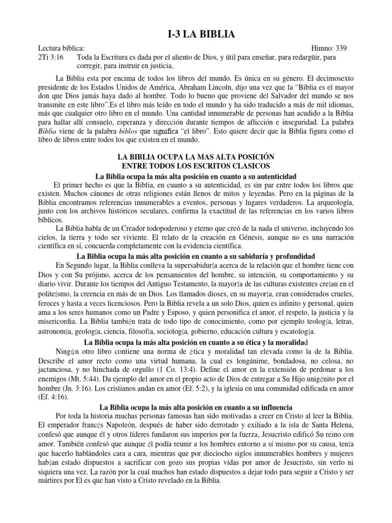 La Biblia: El Libro de Libros | PDF | Biblia | Cristo (título)