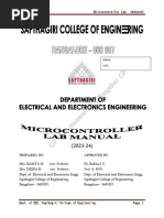 BEE403 - MC Lab Manual 2023-24