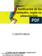 ANIMALES CARNIVOROS SABERES Y PENSAMIENTO