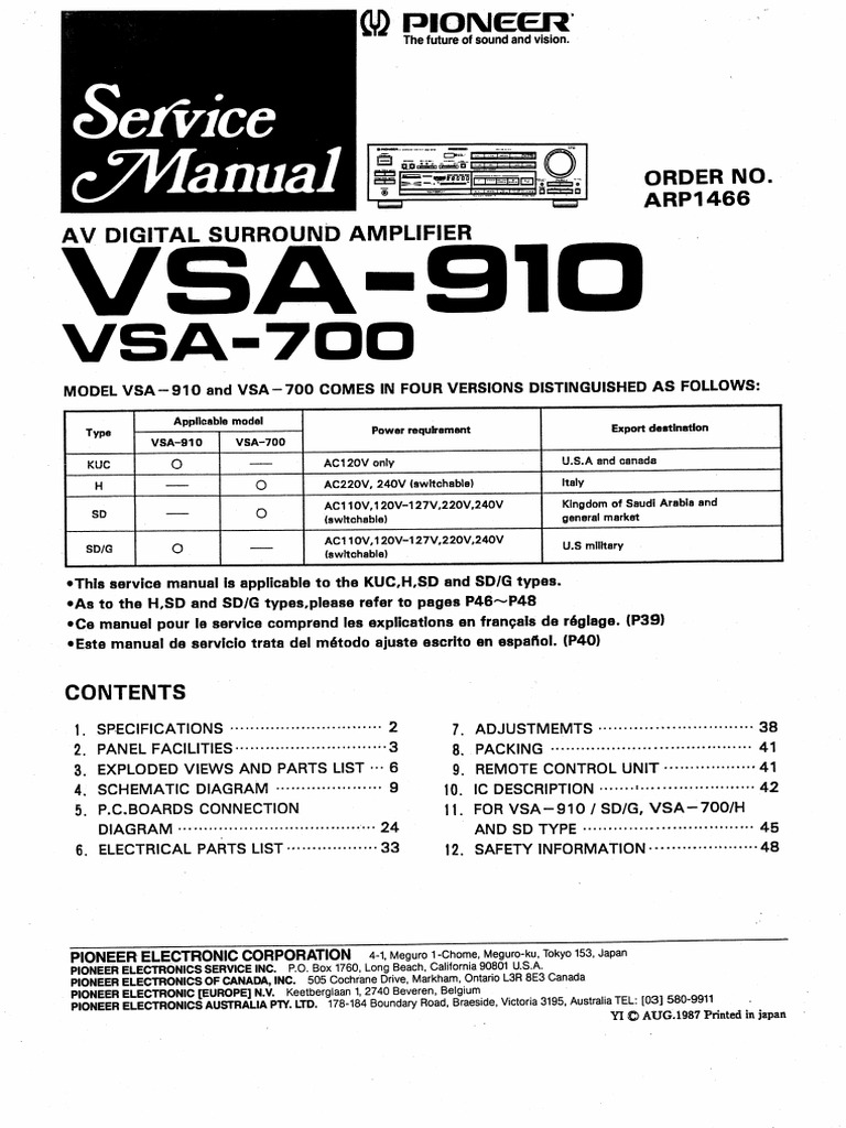 vsa910-pioneer-pdf