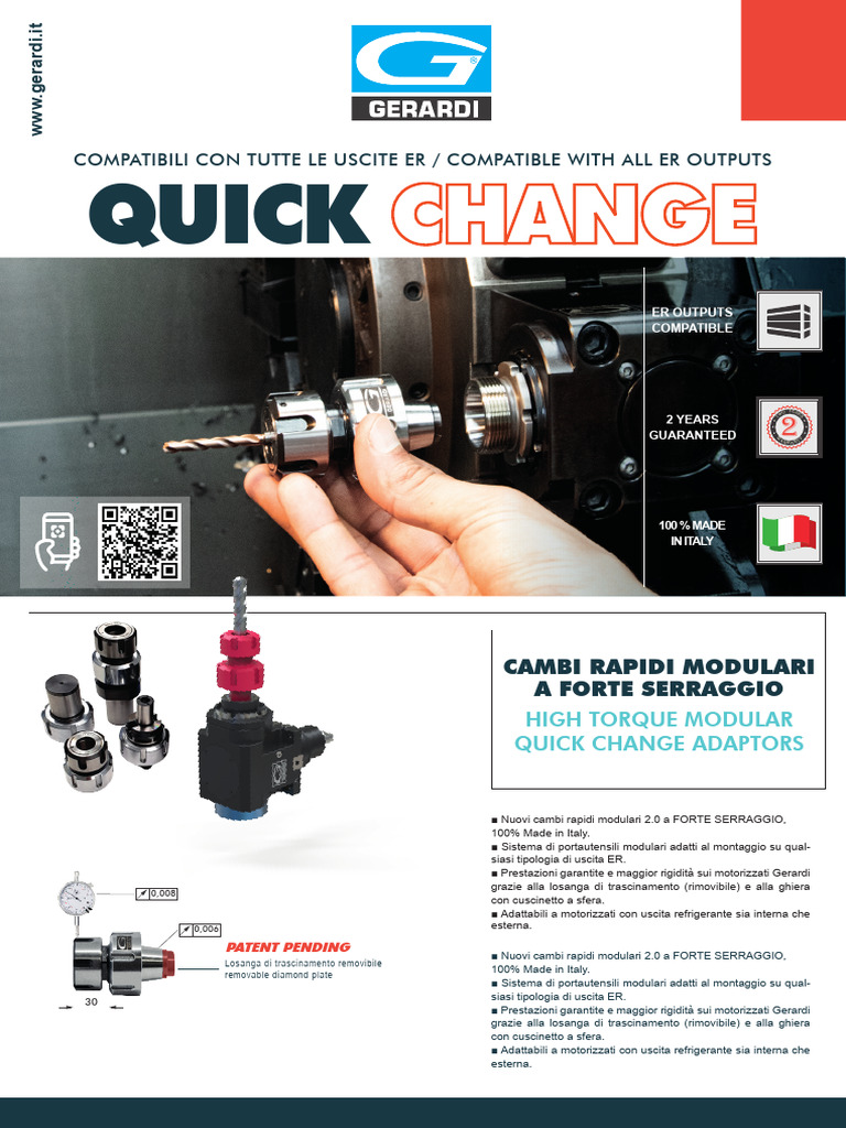 Brochure Modular Quick Change Adaptors | PDF