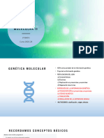 T12 Genética Molecular II Transcripción y Traducción
