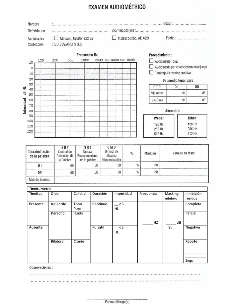 Audiometria | PDF