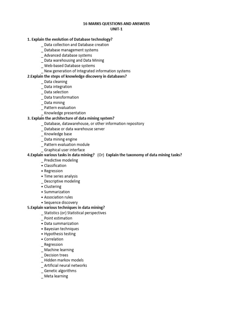 Database and Data Mining Concepts Guide | PDF | Data Mining | Data ...
