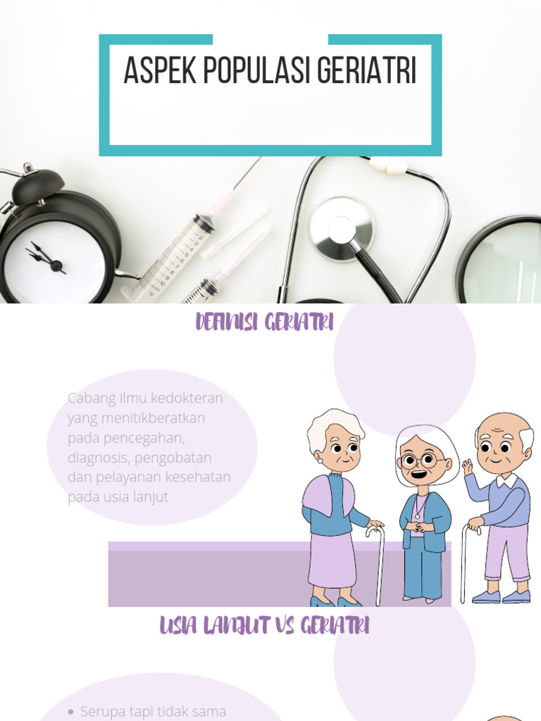 Definisi dan Aspek Geriatri di Indonesia | PDF | Pengembangan Diri