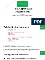 Lecture 7 Web App Frameworks
