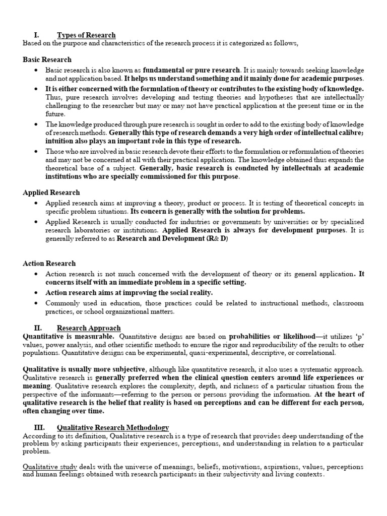 Lesson III Qualitative | PDF | Qualitative Research | Methodology