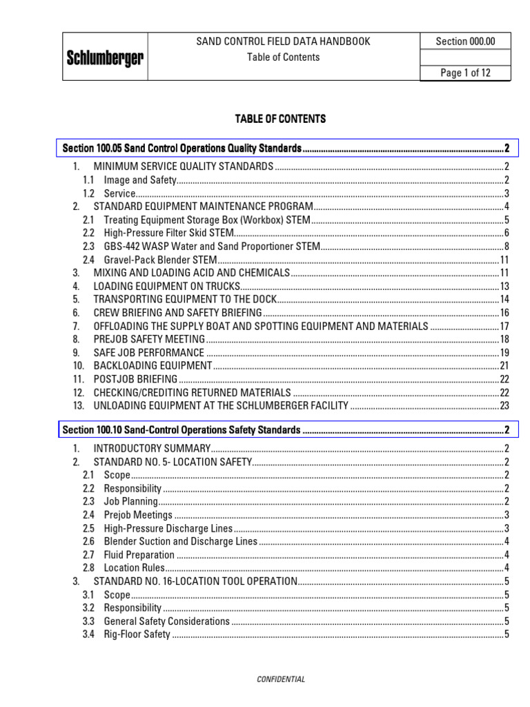 Sand Control Operations Handbook | PDF | Soft Matter | Applied And ...