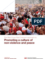 Promoting a culture of non-violence and peace