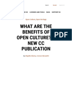 What Are The Benefits of Open Culture - A New CC Publication - Creative Commons