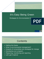 Its Easy Being Green Ppt